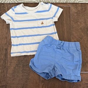 GAP Light Blue Baby Shorts